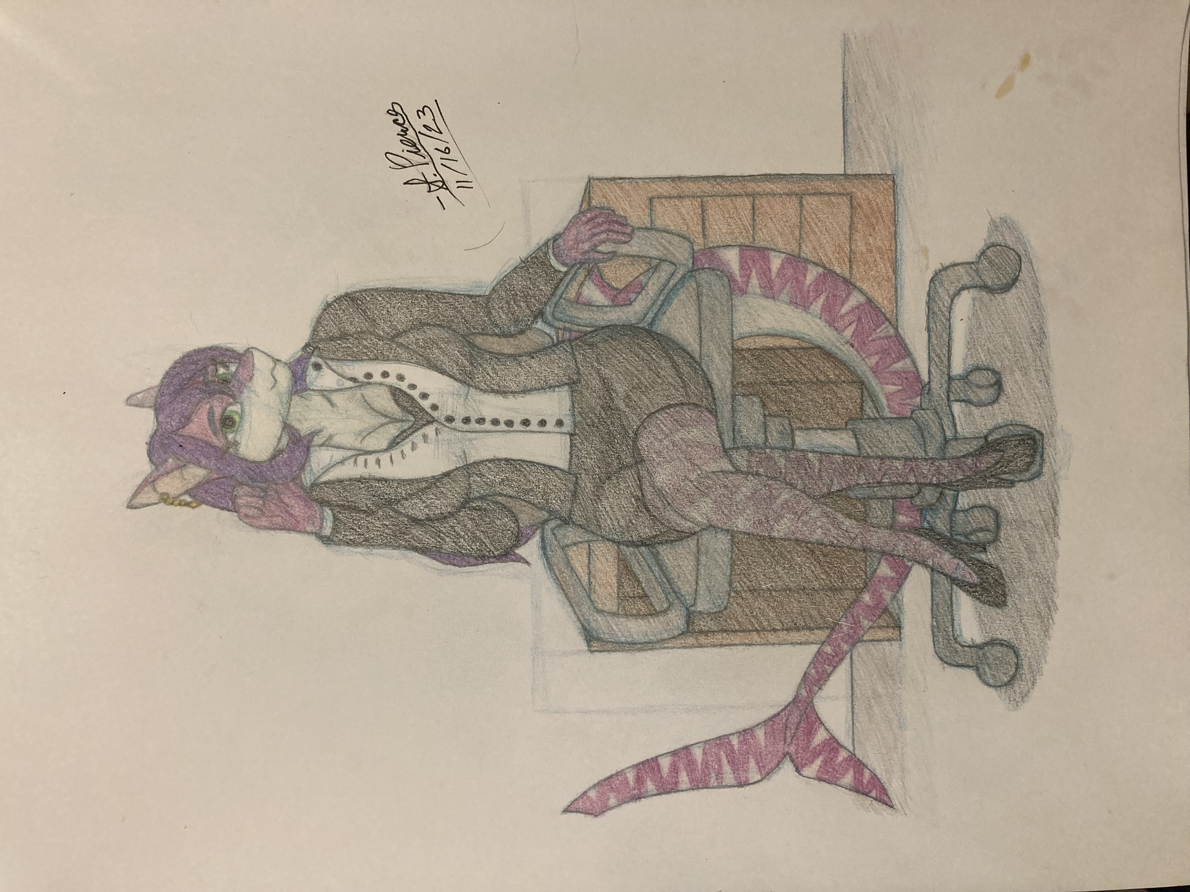 Anthro Shark Comm. for Steampunk_Maximal